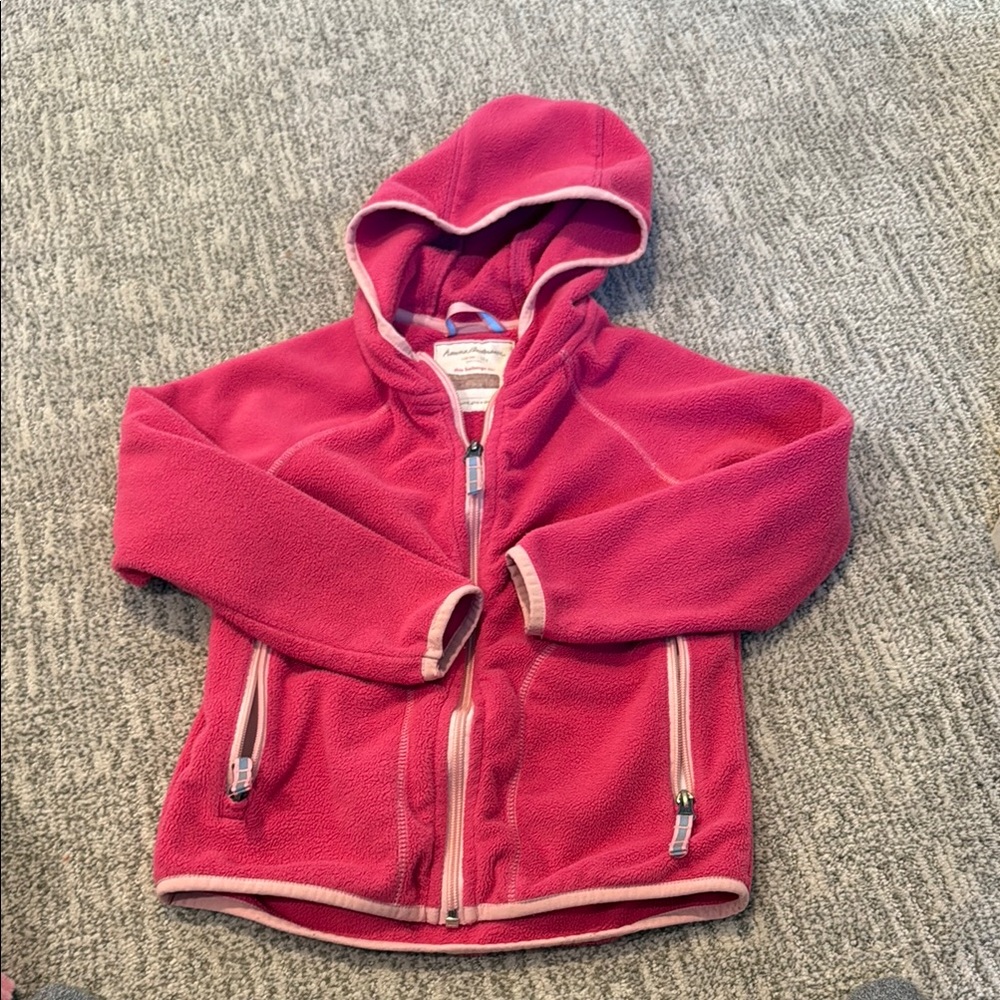 Hanna Andersson Bright Pink Fleece Jacket